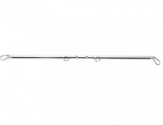 Barre d'écarteur réglable avec 2 anneaux et crochets