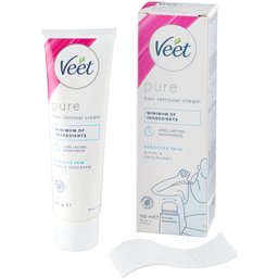 Pure Crème dépilatoire Maillot & Aisselles Peaux sensibles 100 ml