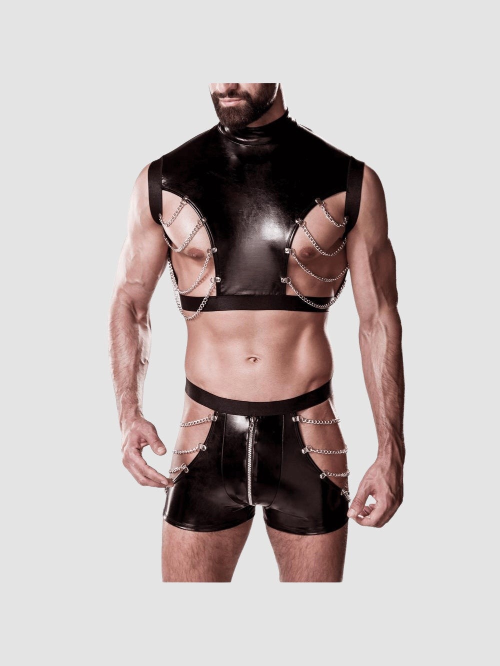 Ensemble 2 Pièces Chaînes 20057 Dominant Noir