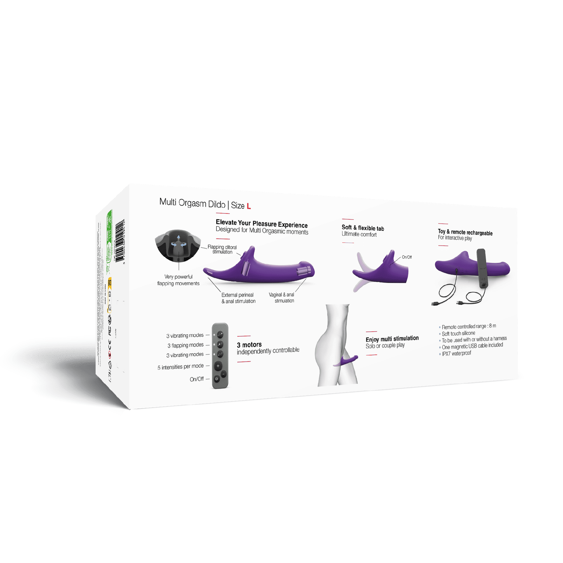- Multi Orgasm Dildo - Gode Ceinture