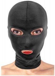 Cagoule Yeux & Bouche Ouverts Noir