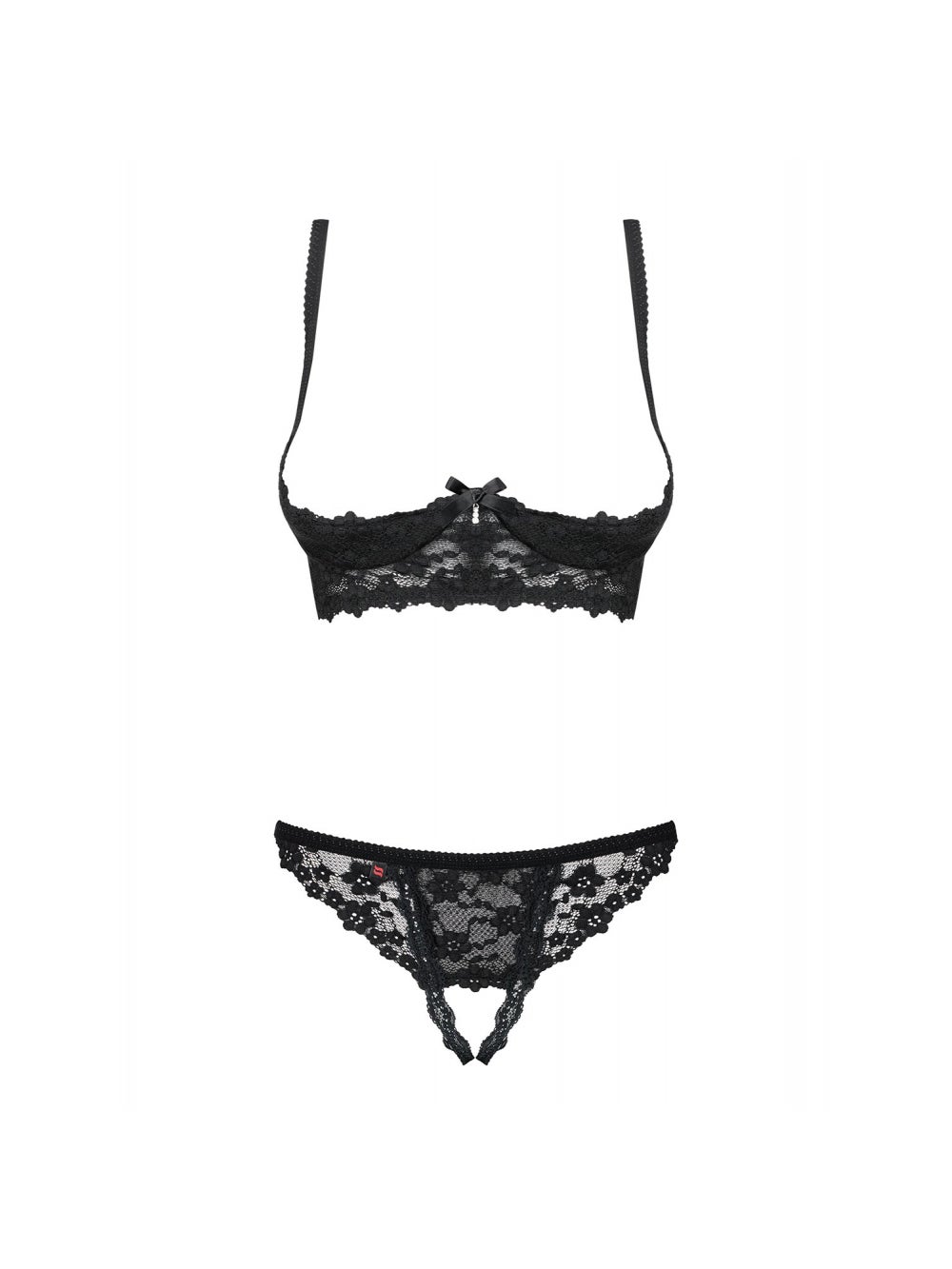 Ensemble 2 Pièces Ouvert Letica Noir