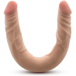 Dr. Skin – Plus Double Dildo Flexible 35,5 cm – Beige