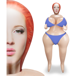 Poupée gonflable réaliste curvy Marnie