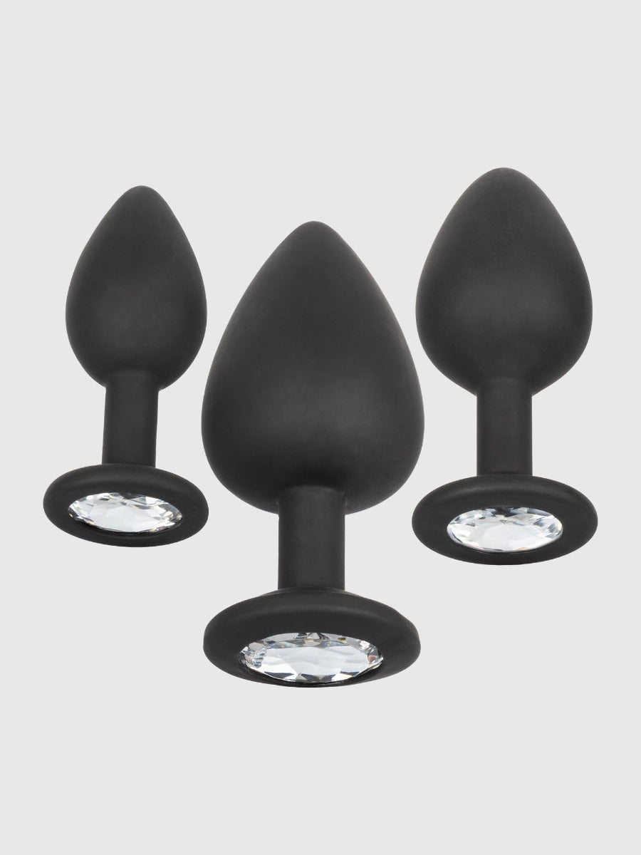 Kit plug anal Silicone Gem 3 pièces