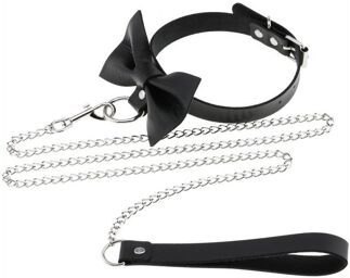 Collier Laisse Bowy Slave Noir
