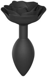 Bijou Anal Large Silicone Open Roses Noir