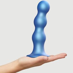 Plug Bleu Dildo Balls Taille XL