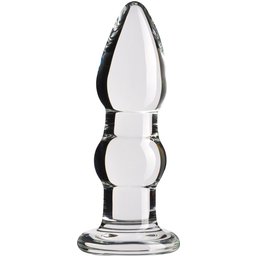 Groove Plug Anal en Verre Large
