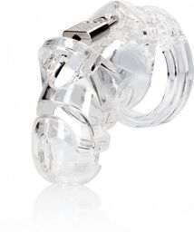 Model 25 - Cage chasteté - 9 cm - Transparent