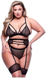Ensemble 3 Pièces Transparent Noir GT Noir