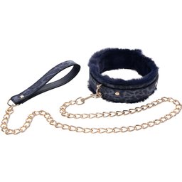 Cougar Collier et Laisse en Fausse Fourrure