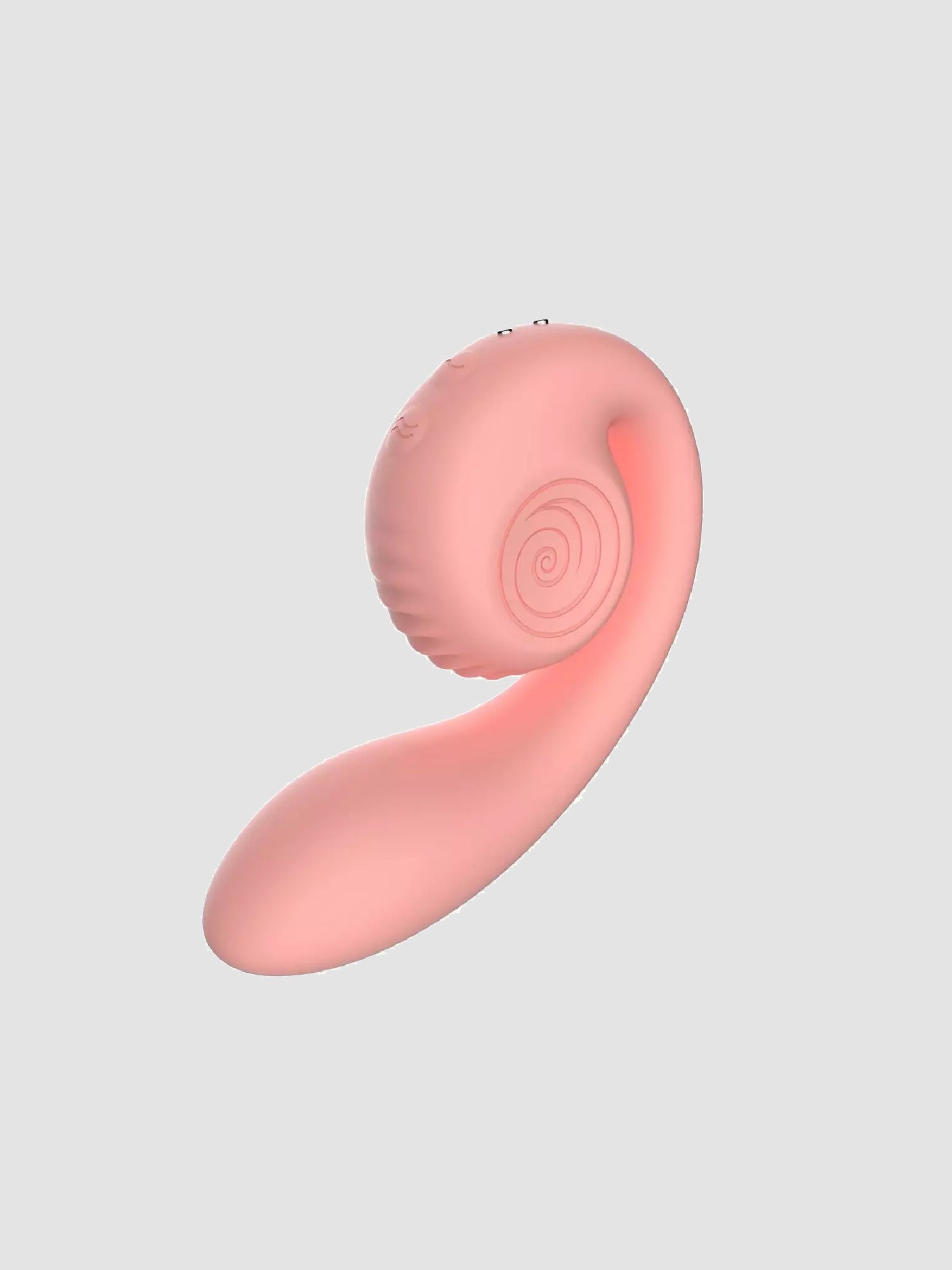 Vibromasseur Snail Gizi Double stimulation point G et clitoris - Rose