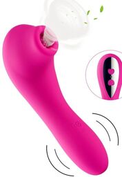 Vibromasseur stimulateur à succion rose 20 programmes USB