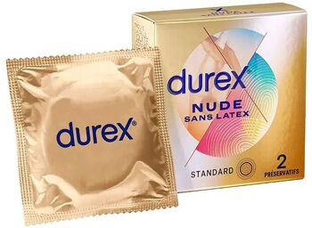 Nude Sans Latex Boîte de 2 Transparent