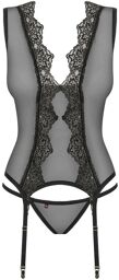 Meshlove corset & string Noir