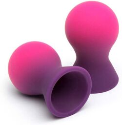 Pompes à tétons silicone Colourplay Violet