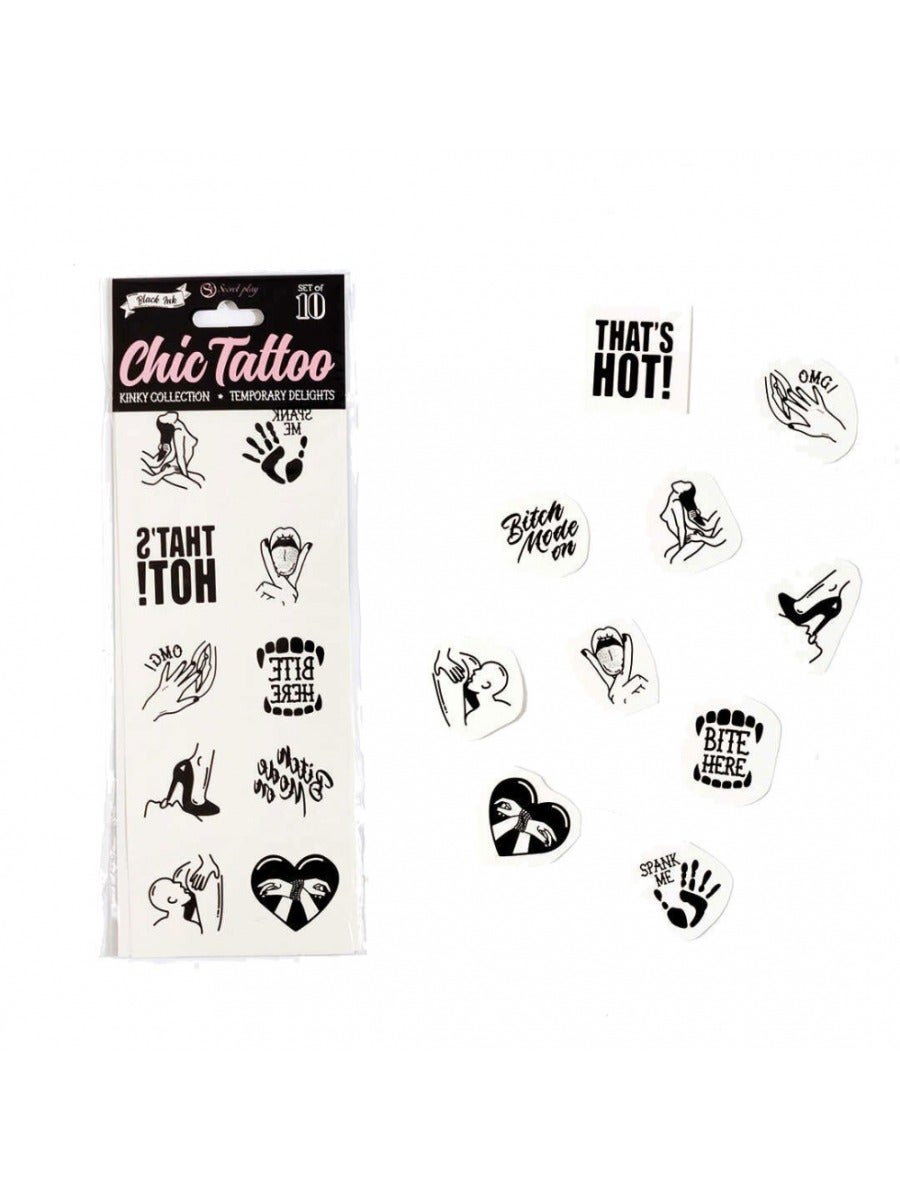 Tatouages temporaires Kinky Collection