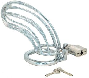 Le Chasteté Pénis métalliques et cadenas