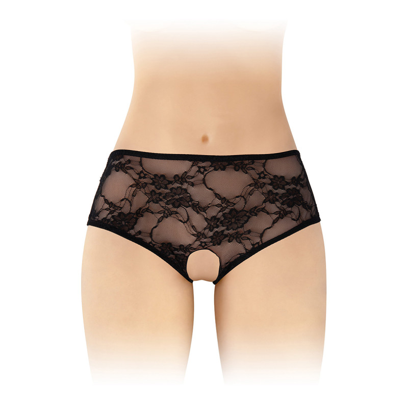 Culotte ouverte noire Amanda