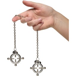 Pinces à Tétons Circulaires avec Grelots