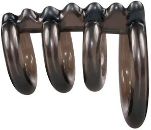 Cockring 4 Anneaux Gris