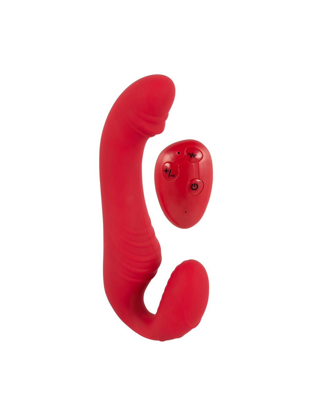 Strap-on vibrant télécommandé Triple Teaser