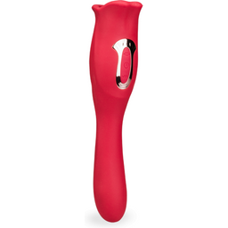Vibromasseur 2-en-1 avec bouche et langue vibrante Sweet Kiss