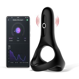 Anneau Cockring Vibrant Connecté Rise Smart Wearable