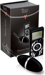 Oeuf Vibrant Sans Fil avec Télécommande Noir