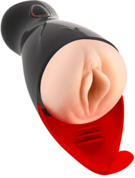 Masturbateur luxe 3D sensitive avec stimulateur de périnée