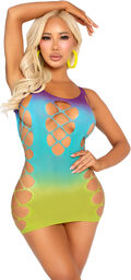 Mini robe dégradée effet lacets Ocean