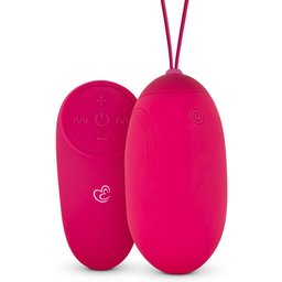 Œuf vibrant XL avec télécommande - Rose