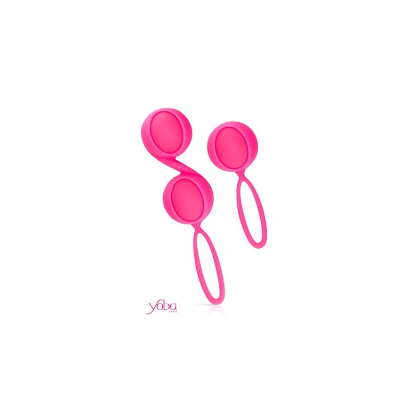 Kit 2 boules de Geisha - rose