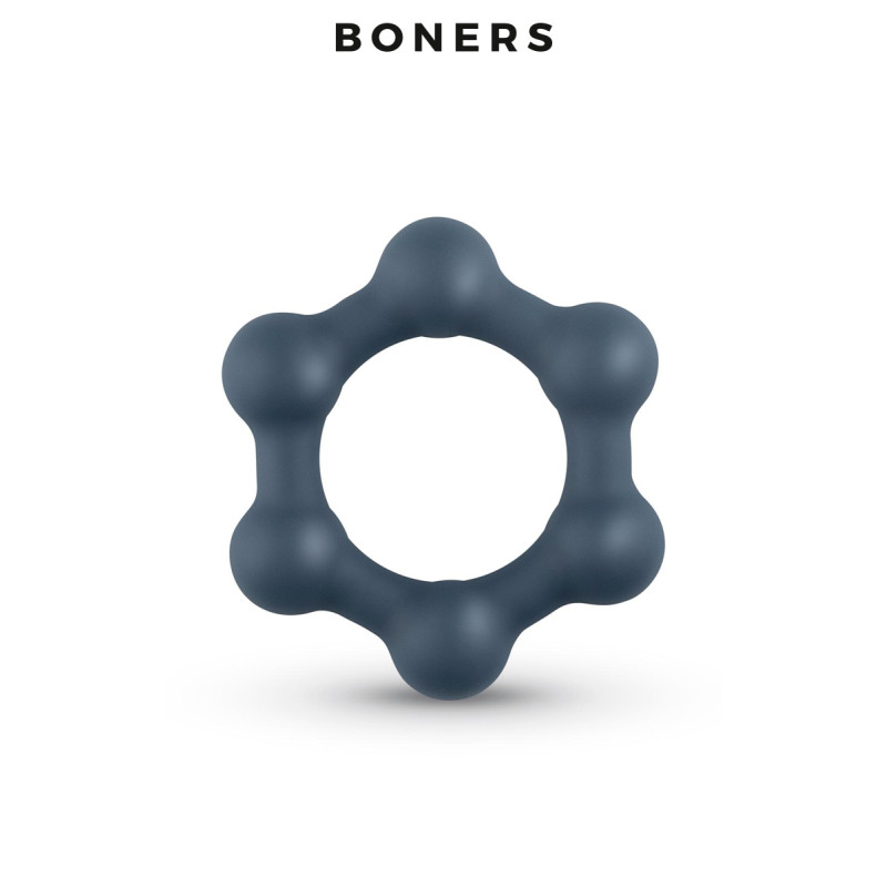 Cockring Hexagonal avec billes en acier
