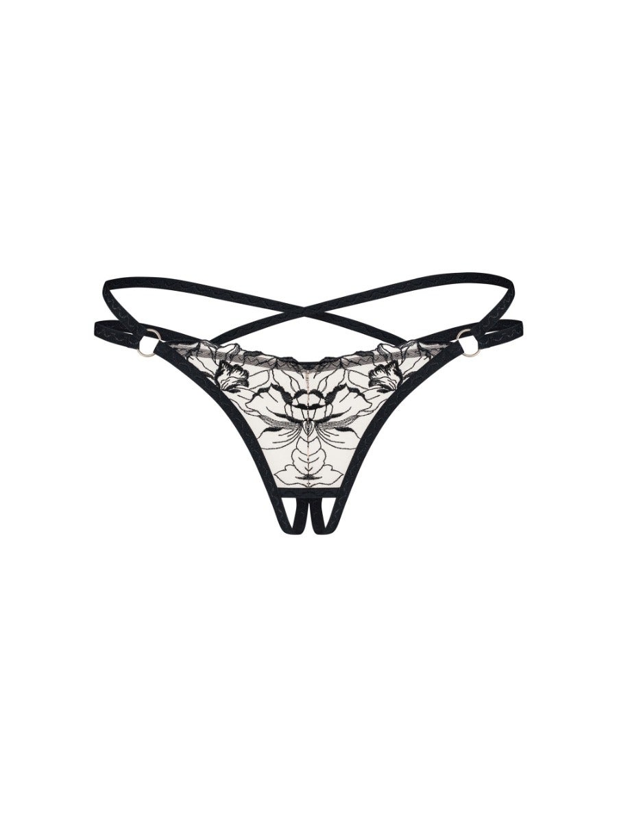 String ouvert Vila Blanes noir