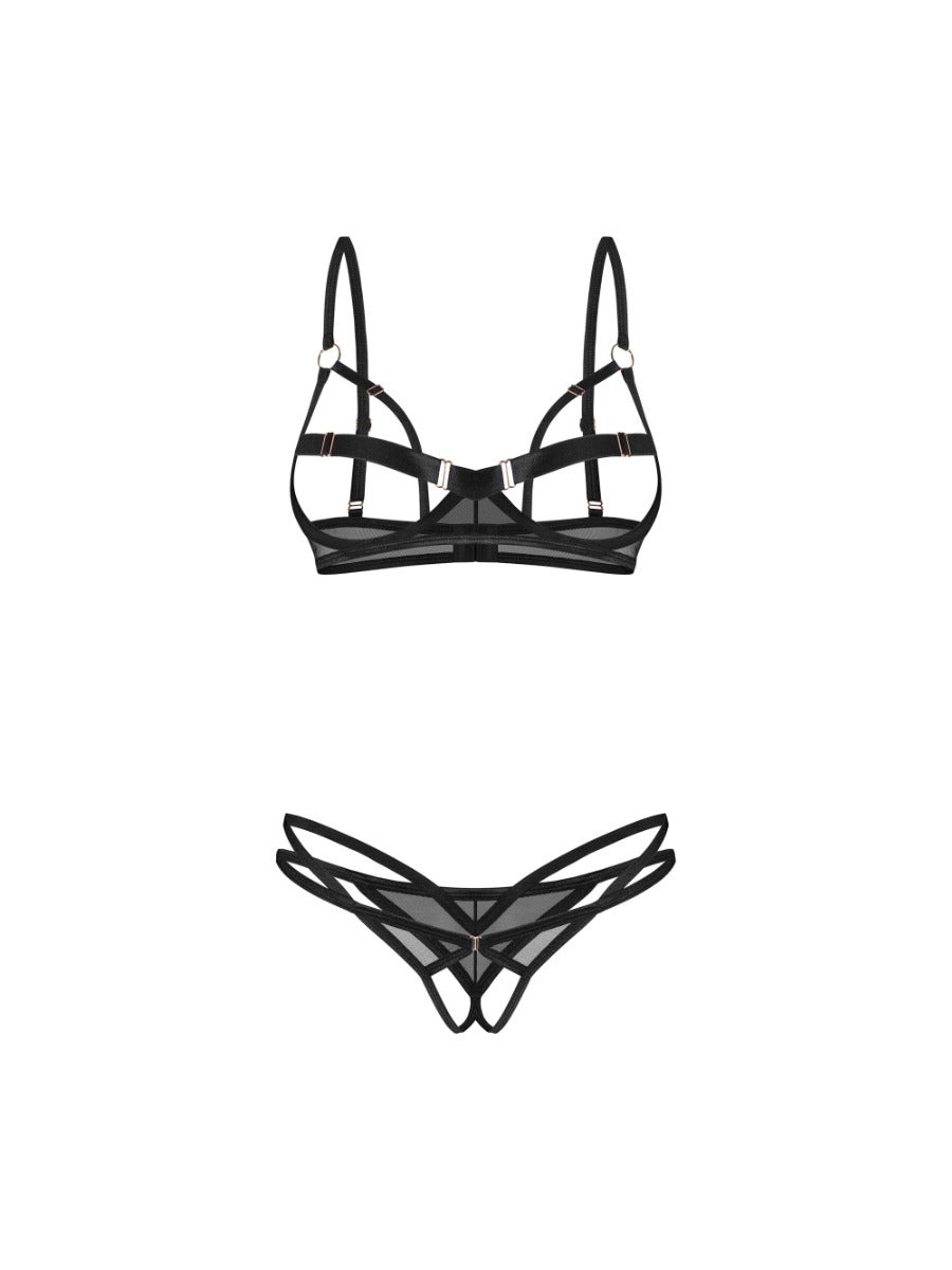 Ensemble 2 pièces ouvert Euridia noir