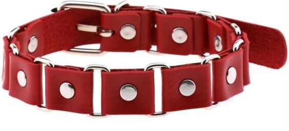 Ras de cou Stitch Rouge