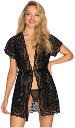 Giully peignoir black Noir