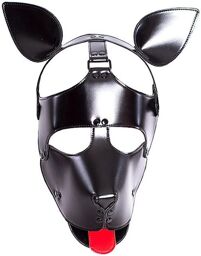 Masque Tête de chien Dog Fun Noir