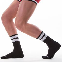 Chaussettes Gym Socks Noir-Blanc