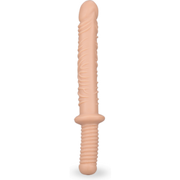 Double gode réaliste veiné strié Damocles gode vaginal ou anal homme ou femme -