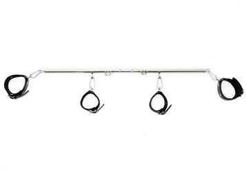 4 Menottes avec barre métal