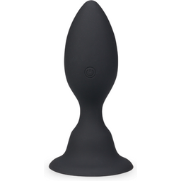Plug anal vibrant flexible à ventouse