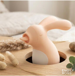 Massageur vibrant avec fonction licking en silicone doux