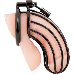 Blueline - Prisoner Cock Cage Black