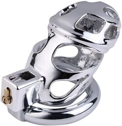 Cage de chasteté en métal Lock Love 9 x 3.5cm