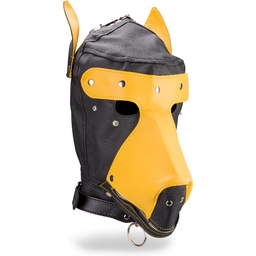 Cagoule BDSM Doberman pour Puppy Play Kinky