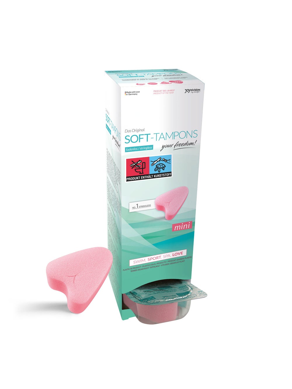 Éponges Menstruelles Soft-Tampons Mini Boîte de 10