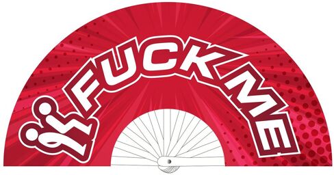 Éventail Géant Fuck Me 64cm